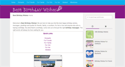 Desktop Screenshot of best-birthday-wishes.com