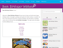 Tablet Screenshot of best-birthday-wishes.com
